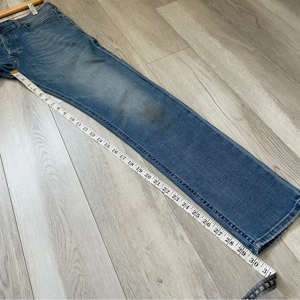 Diesel Slim Jeans tepphar carrot denim mens Blue (size 27x30) streetwear faded